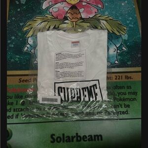 NWT Supreme B&W “Warm Up” Tee Mens Large